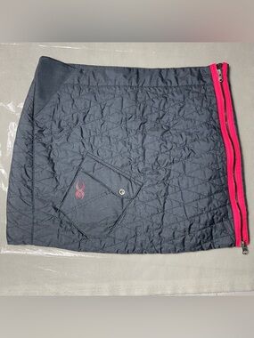 Spyder Black Jacket Lining with Pink Size Tag AccentSz M